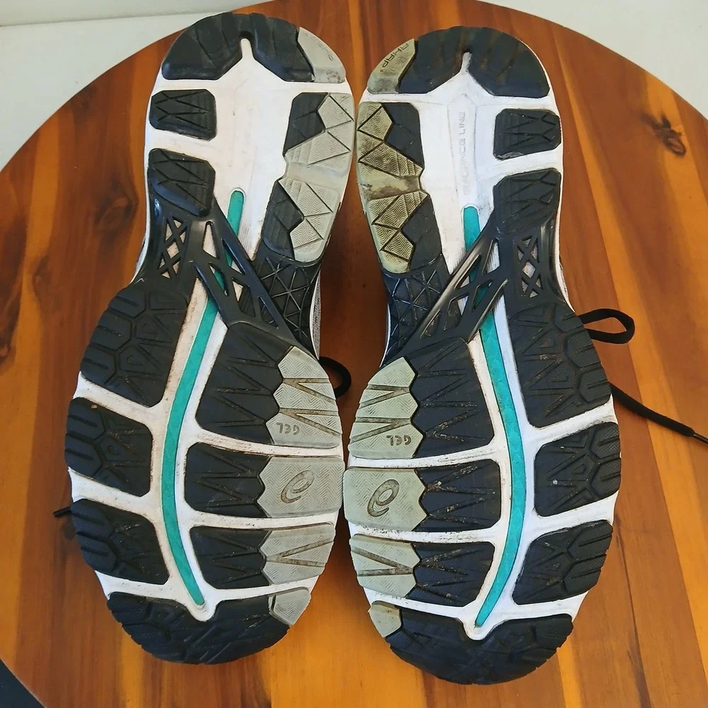 Asics Gel Kayano 24 Womens 8 Grey Running Shoes Sneakers T799N